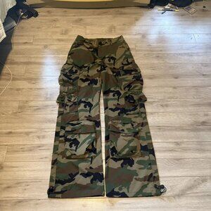 baggy smoke rise camo cargo pants